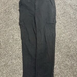 American Eagle Outfitters Women's Black Cargo Pants
